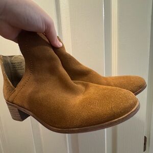 Brown Suede Ankle Boots